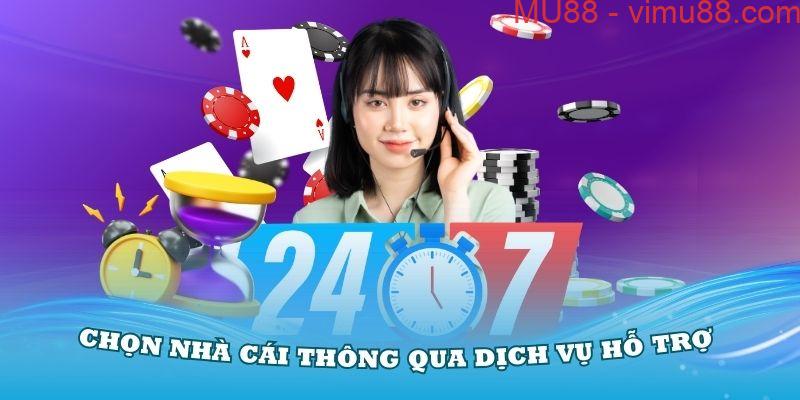 Cách chọn nhà cái uy tín thông qua dịch vụ hỗ trợ